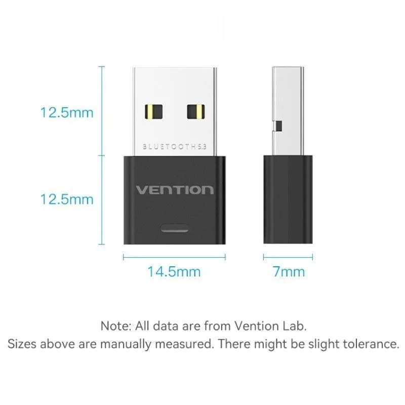 Adaptador USB - Bluetooth 5.3 Vention NAHB0, foto 2