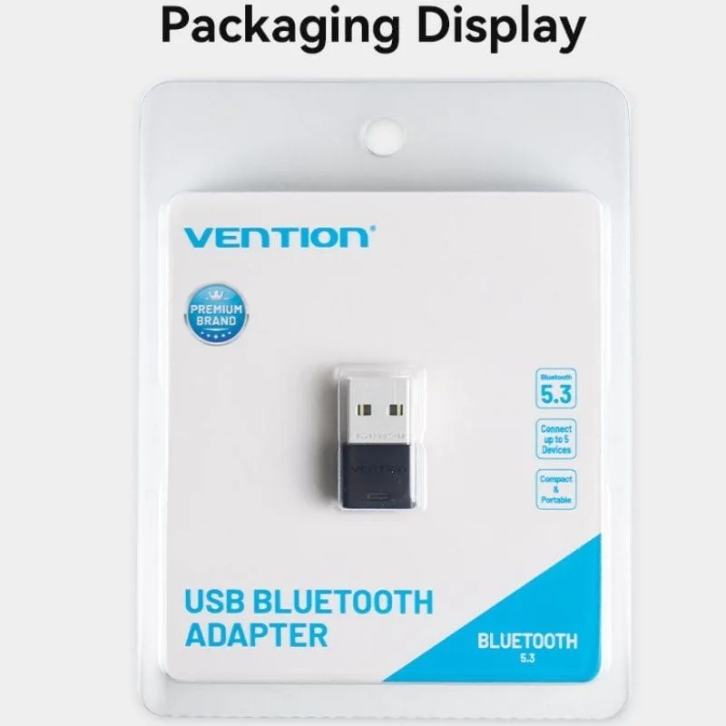 Adaptador USB - Bluetooth 5.3 Vention NAHB0, foto 4
