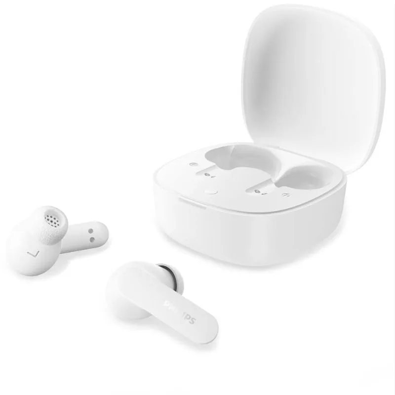 Auriculares Bluetooth Philips TAT2100WT con estuche de carga, foto 2