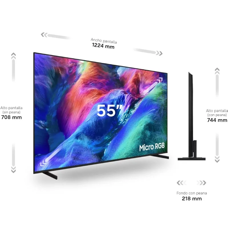 Televisor Samsung Micro RGB Vision AI R85H TMR55R85HAU 55", foto 2