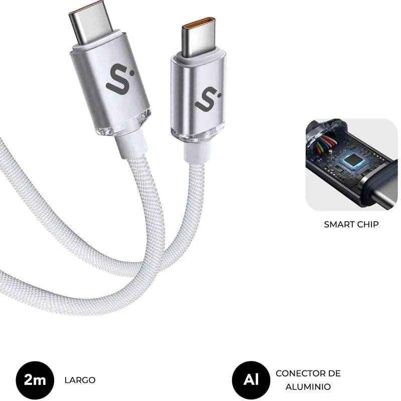 Cable USB 2.0 Tipo-C Subblim Optimus, foto 3