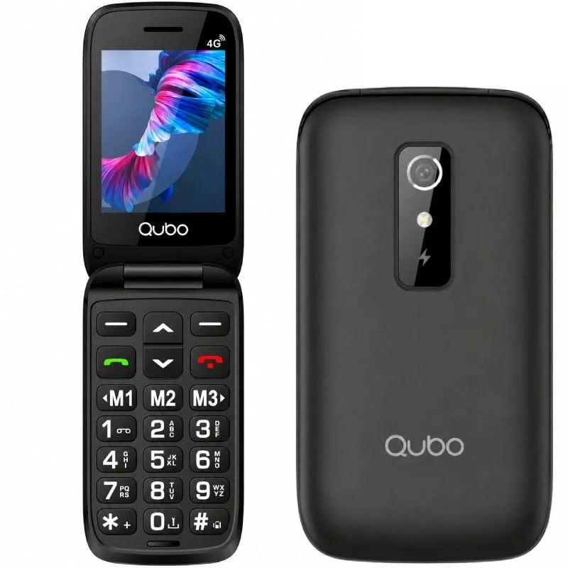 Teléfono Móvil Qubo P-220BKC 4G para Personas Mayores, foto 2