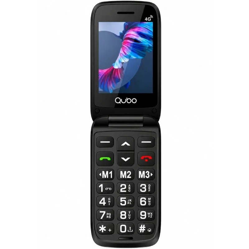 Teléfono Móvil Qubo P-220BKC 4G para Personas Mayores, foto 3