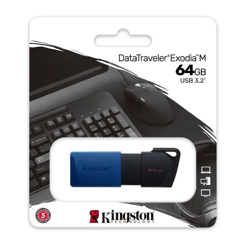 Pendrive 64GB Kingston DataTraveler Exodia M USB 3.2, foto 3