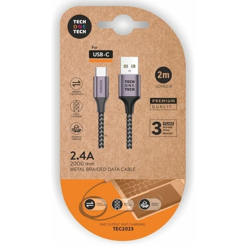 Cable USB 2.0 Tipo-C Tech One Tech TEC2023