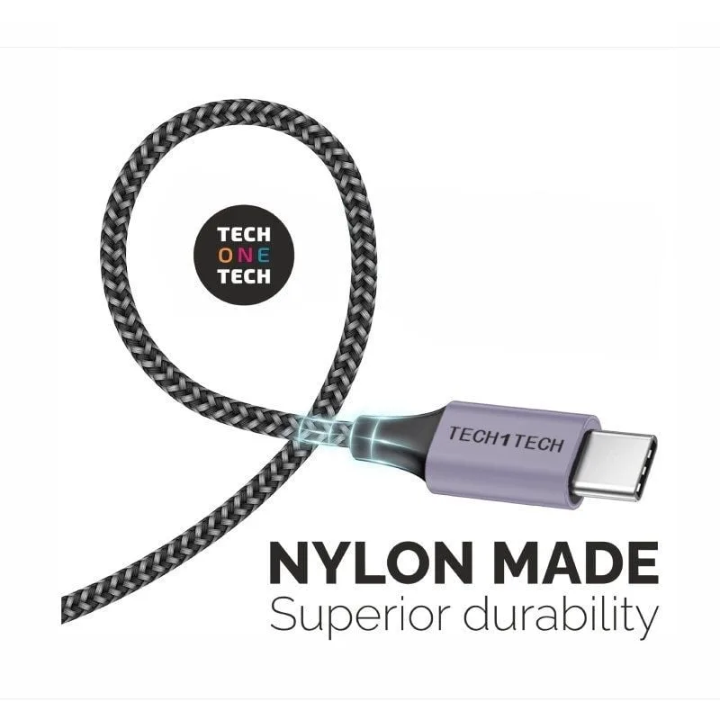 Cable USB 2.0 Tipo-C Tech One Tech TEC2023, foto 2