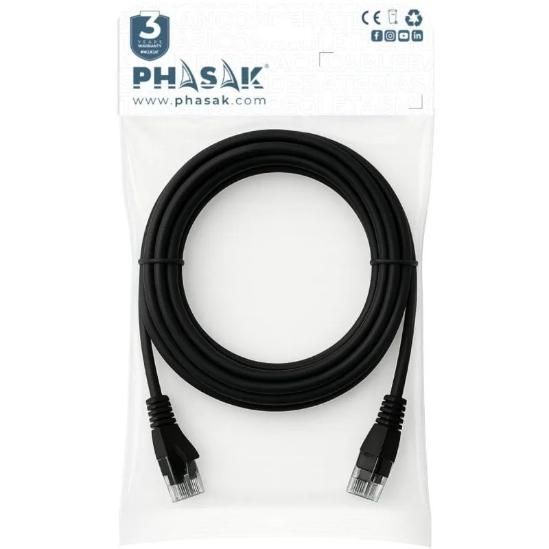 Cable de Red RJ45 UTP Phasak PHK 1752 Cat.6, foto 3