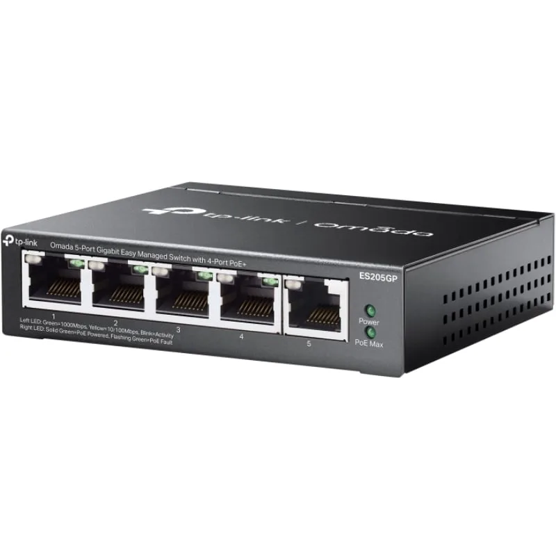 Switch TP-Link Omada ES205GP 5 Puertos, foto 2
