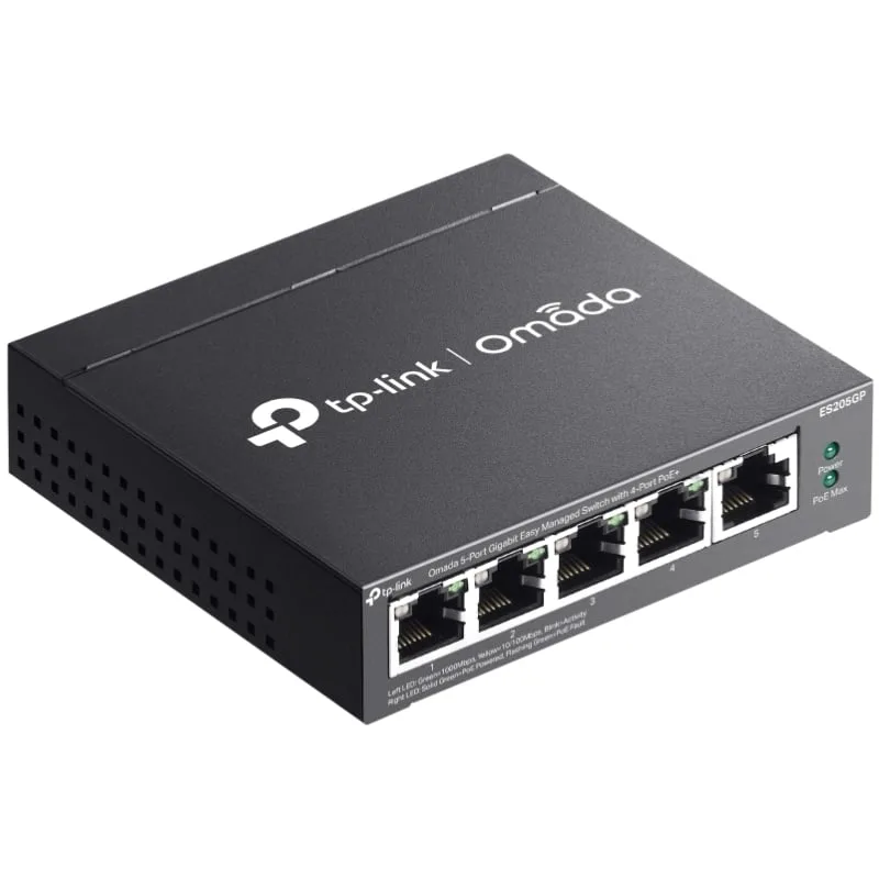 Switch TP-Link Omada ES205GP 5 Puertos, foto 3