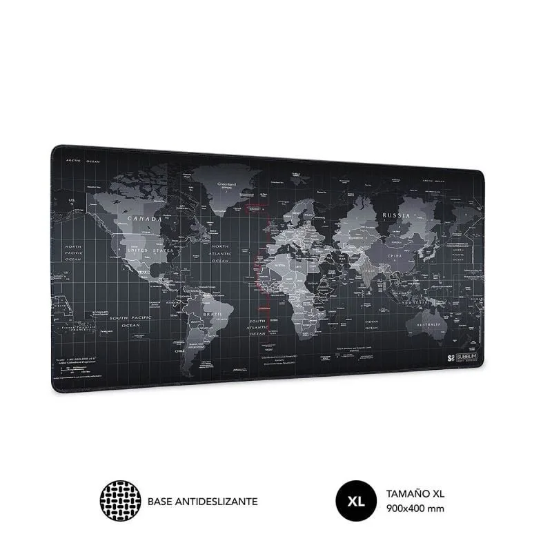 Alfombrilla Subblim 01PUW01 World XL