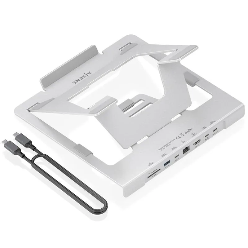 Soporte de Sobremesa - Docking USB Tipo-C Aisens ASUC-7P045-GR