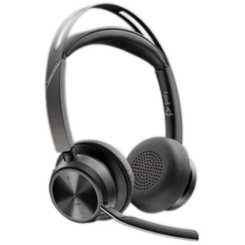 Auriculares Inalámbricos PolyVoyager Focus 2 USB-C-C + Adaptador USB-C/A
