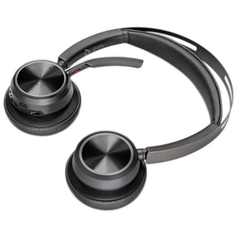Auriculares Inalámbricos PolyVoyager Focus 2 USB-C-C + Adaptador USB-C/A, foto 2
