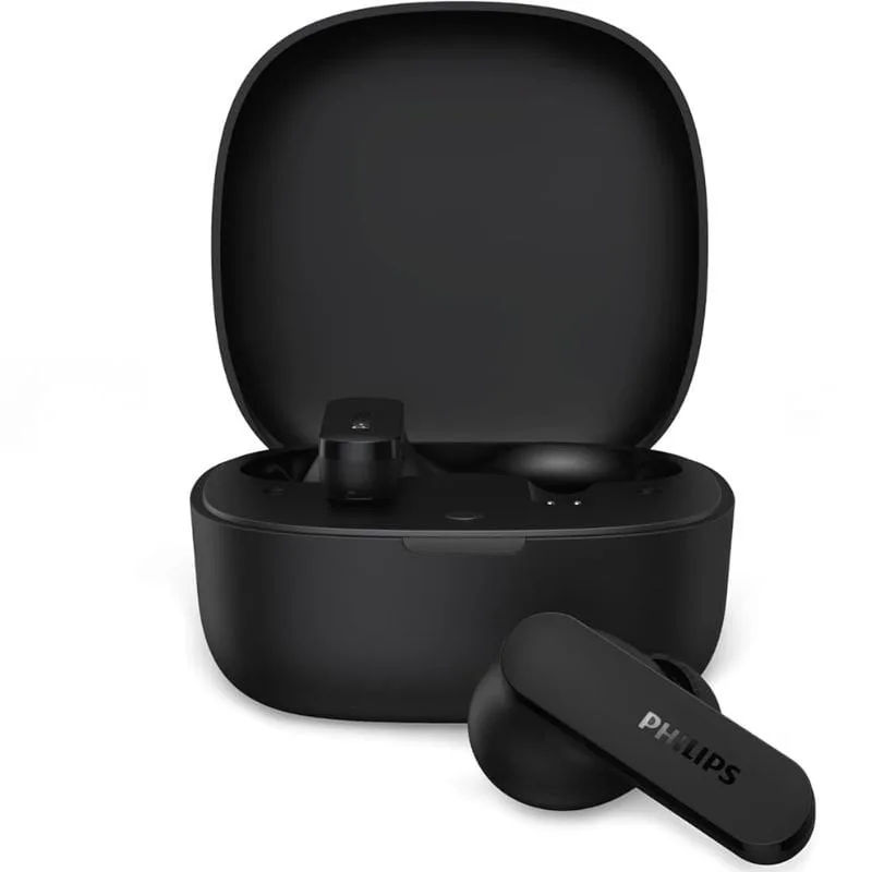 Auriculares Bluetooth Philips TAT2100BK con estuche de carga