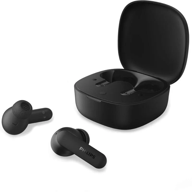 Auriculares Bluetooth Philips TAT2100BK con estuche de carga, foto 2