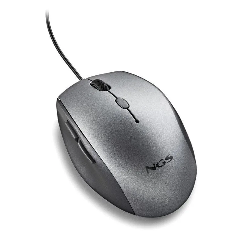 Ratón Ergonómico NGS Moth Gray, foto 4