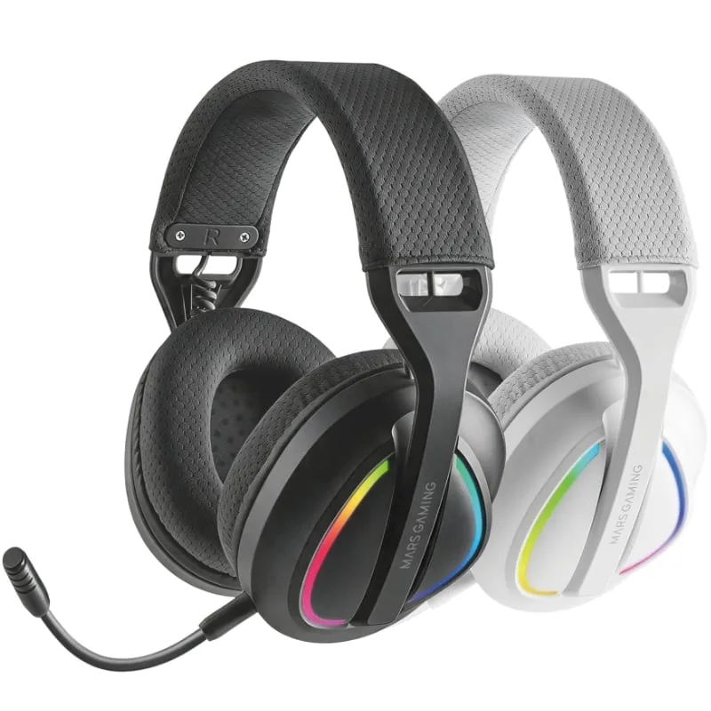 Auriculares Gaming Inalámbricos con Micrófono Mars Gaming MHW-QUASAR