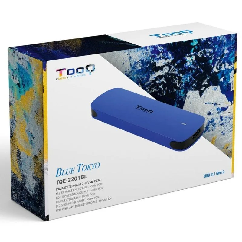 Caja Externa para Disco SSD M.2 NVMe TooQ TQE-2201BL, foto 5