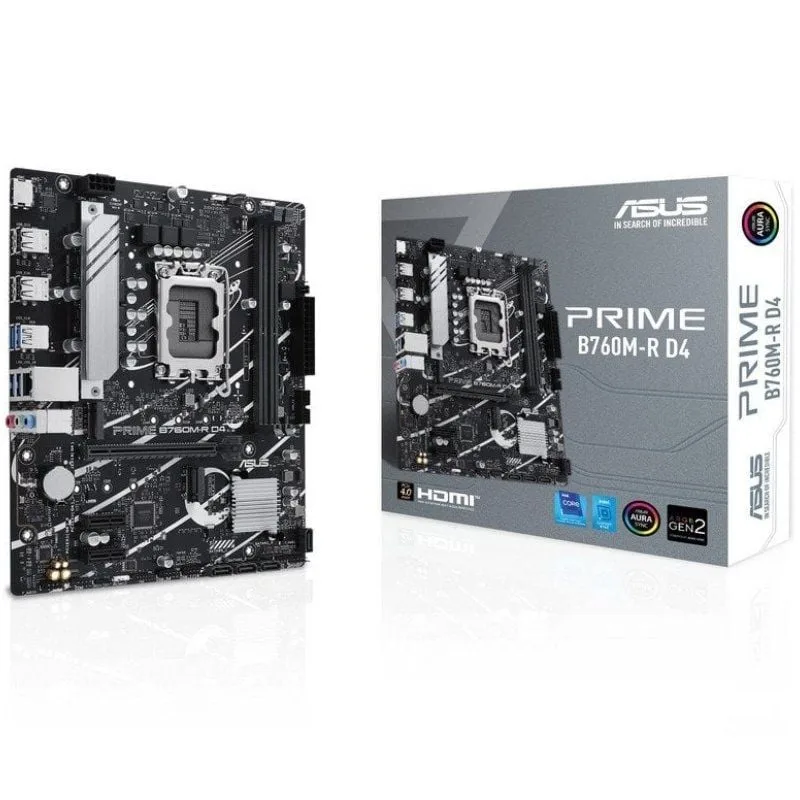 Placa Base Asus Prime B760M-R D4 Socket 1700