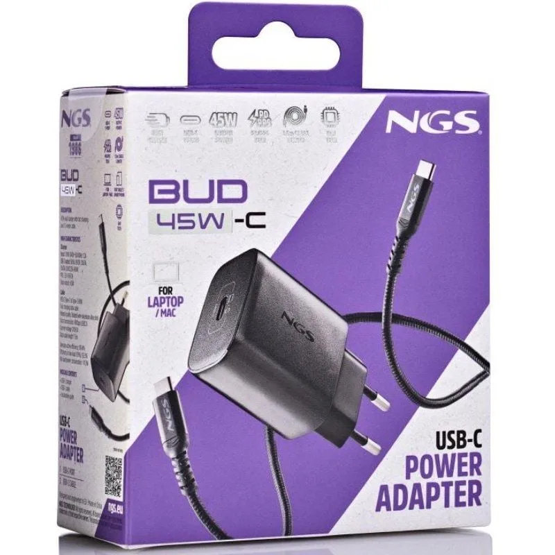 Cargador de Pared GaN NGS Bud 45W, foto 5