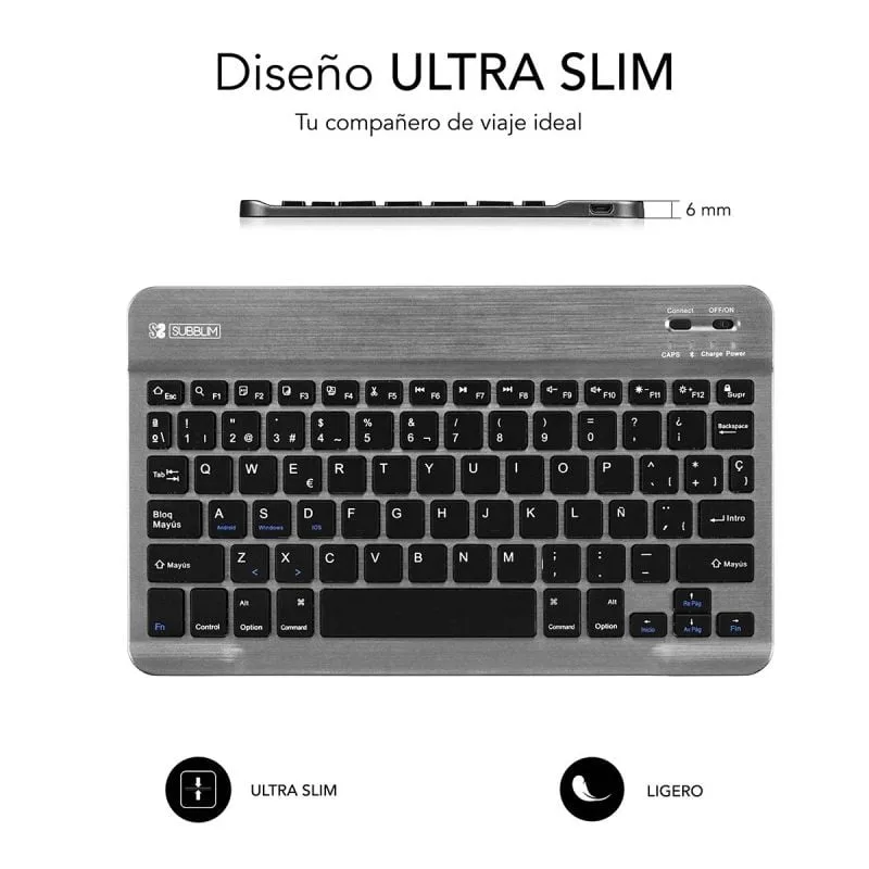 Teclado Compacto Inalámbrico Subblim Smart, foto 3
