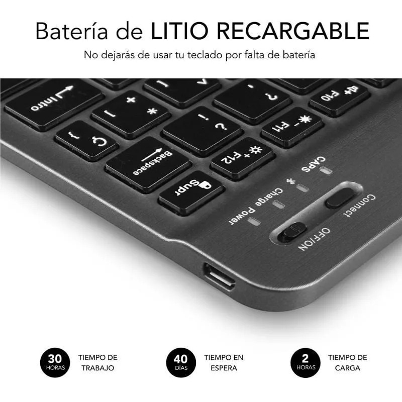 Teclado Compacto Inalámbrico Subblim Smart, foto 4