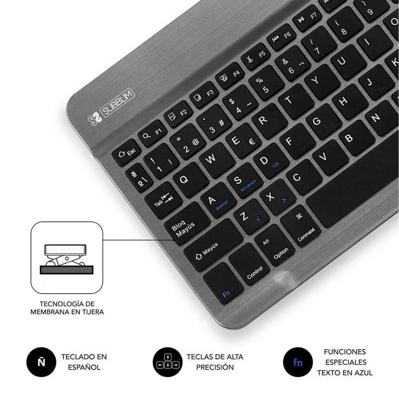Teclado Compacto Inalámbrico Subblim Smart, foto 5