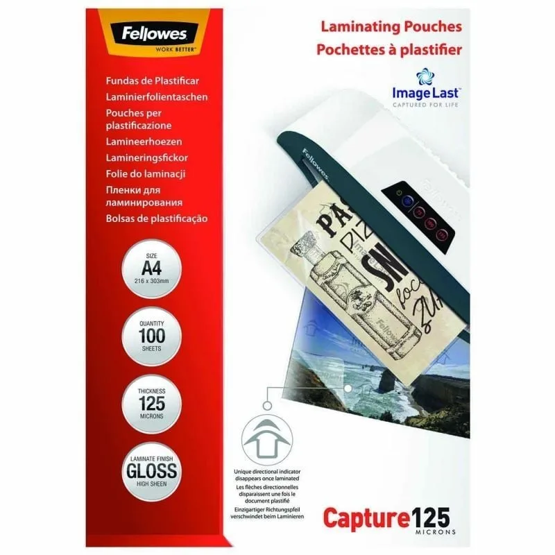 Fundas para Plastificar Fellowes 5307407