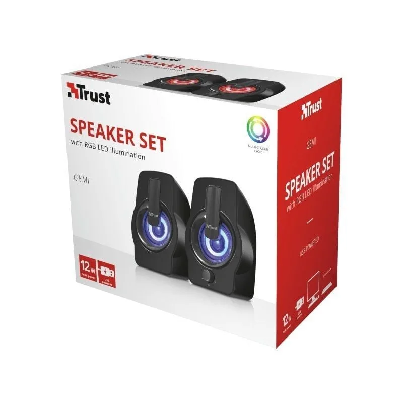 Altavoces Trust Gemi RGB, foto 4