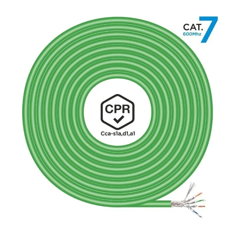 Bobina de Cable RJ45 SFTP AWG23 LSZH CPR Cca Aisens A146-0667 Cat.7, foto 2