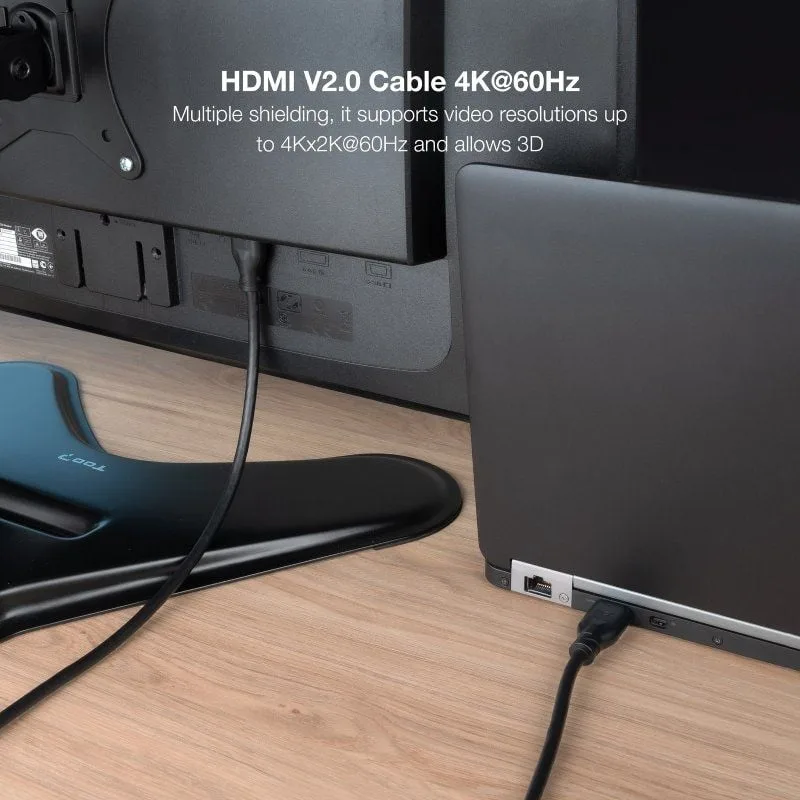 Cable HDMI 2.0 4K CCS Nanocable 10.15.3900, foto 5
