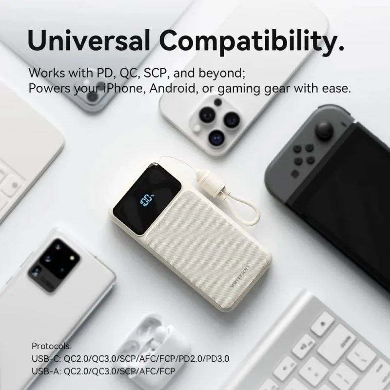 Powerbank 10000mAh Vention XGYW0-39-TY, foto 4