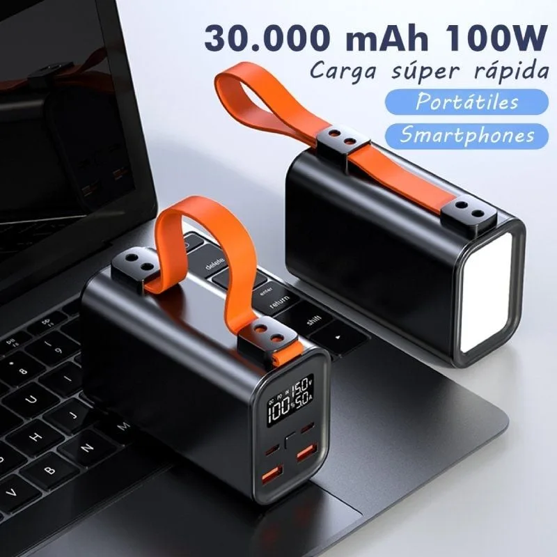 Batería Externa/Powerbank Leotec PowerBank 30000mAh PD, foto 4