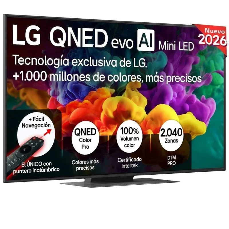 Televisor LG QNED evo AI QNED87 Mini LED 55QNED87B6A 55", foto 2