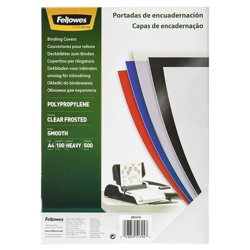Portadas de Polipropileno Fellowes 54770