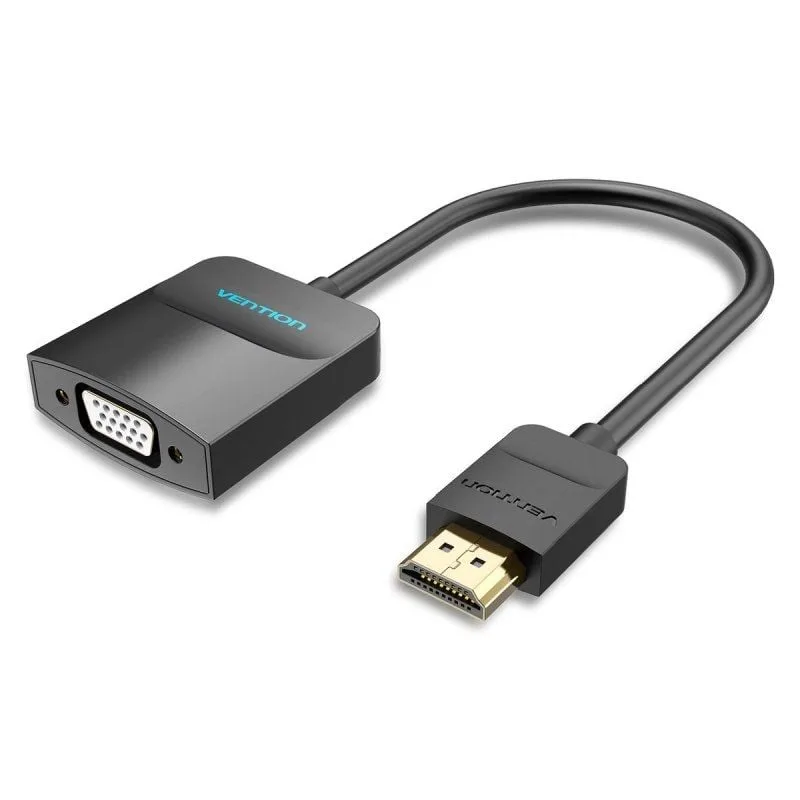 Conversor Vention 42161 HDMI Macho - VGA Hembra - Jack 3.5 Hembra