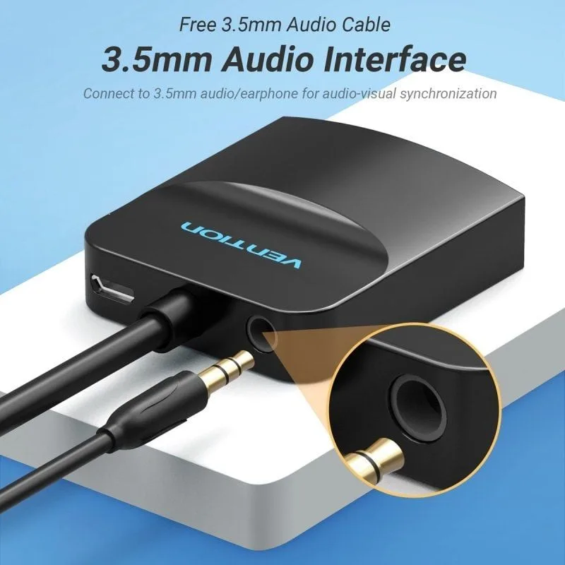 Conversor Vention 42161 HDMI Macho - VGA Hembra - Jack 3.5 Hembra, foto 4