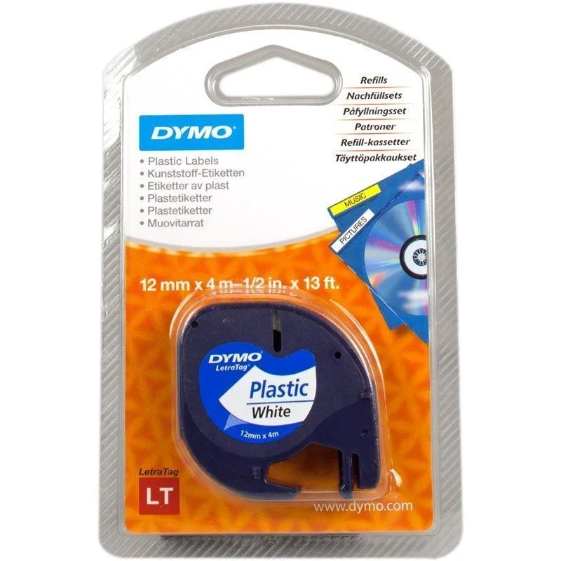 Cinta Rotuladora Adhesiva de Plástico Dymo 91221