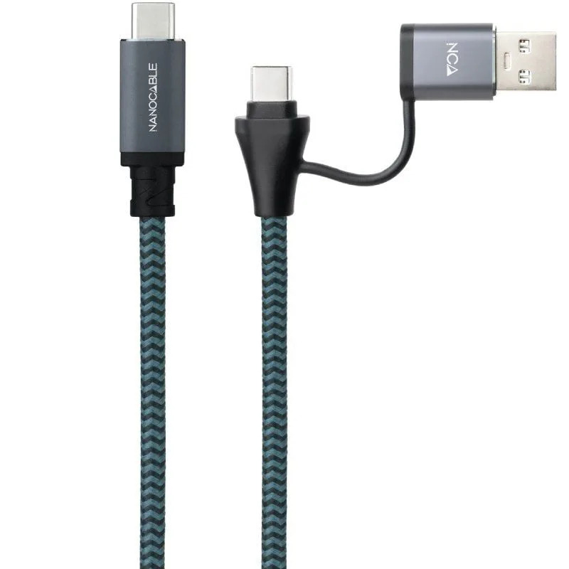 Cable USB 3.2 Tipo-C Nanocable 10.01.4111-L150-COMB, foto 2