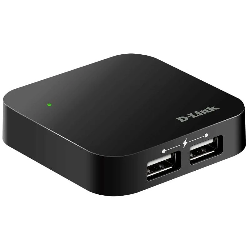 Hub USB 2.0 con Alimentación Externa D-Link DUB-H4