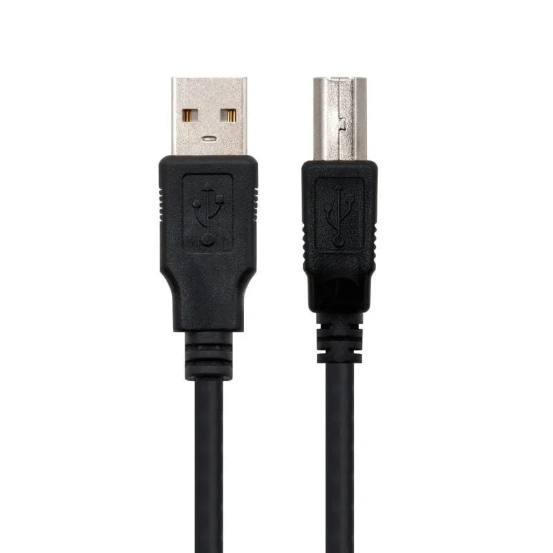 Cable USB 2.0 Impresora Nanocable 10.01.0105-BK, foto 2