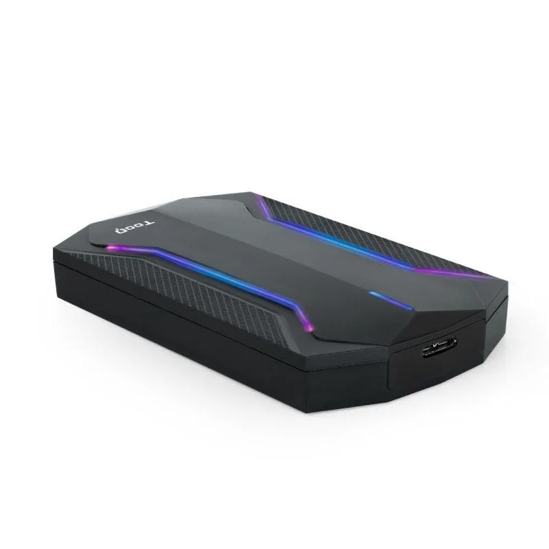 Caja Externa Gaming para Disco Duro de 2.5" TooQ TQE-2599RGB