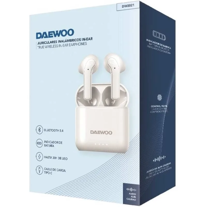 Auriculares Bluetooth Daewoo DW2021 con estuche de carga, foto 3