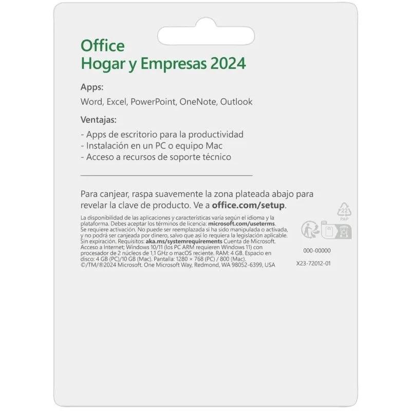 Microsoft Office Hogar y Empresas 2024, foto 2