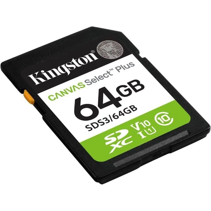 Tarjeta de Memoria Kingston CANVAS Select Plus 64GB SD XC, foto 2