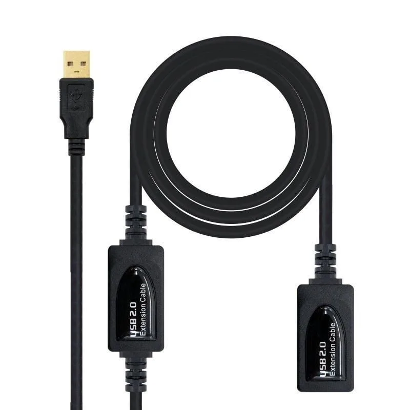 Cable Alargador USB 2.0 Nanocable 10.01.0212