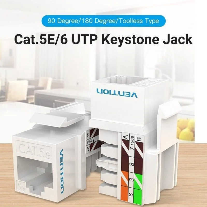 Conector RJ45 Vention IPFW0 Cat.6 UTP, foto 2