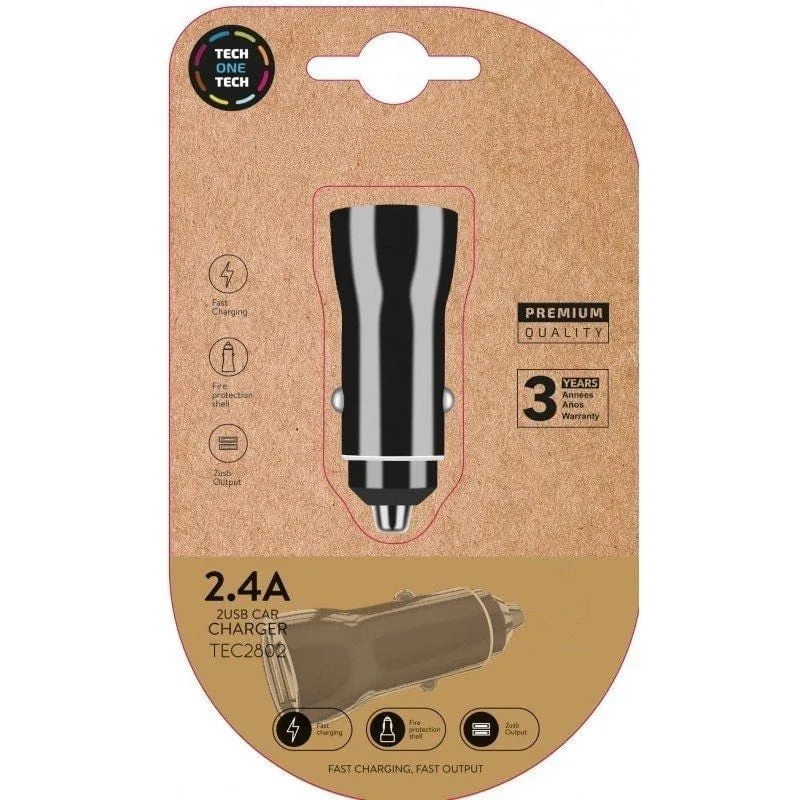 Cargador de Coche Tech One Tech TEC2802