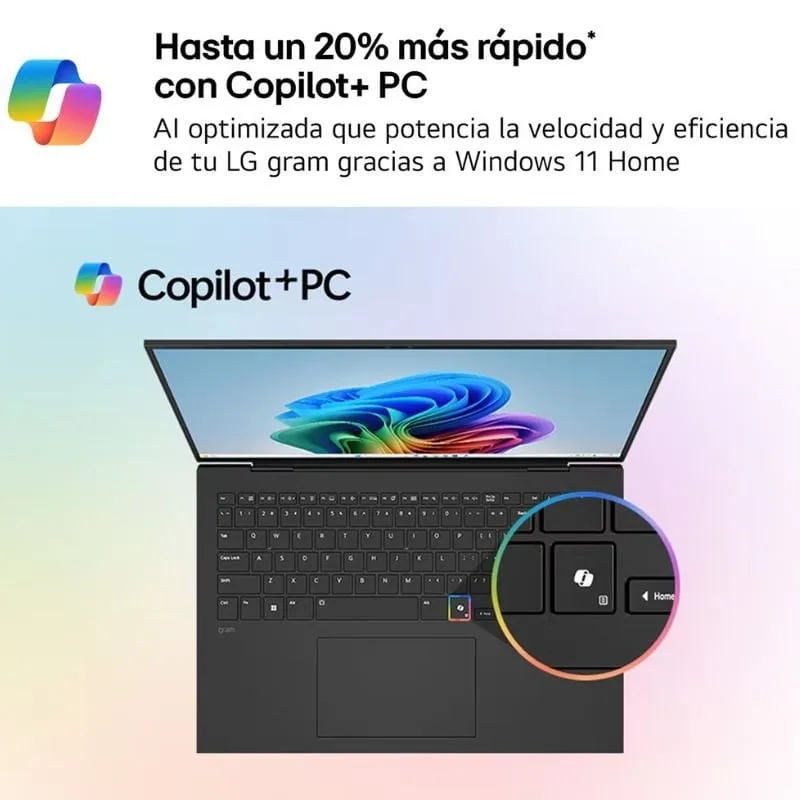 Portátil LG Gram Pro 16ZD90U-G.AX85BN Intel Core Ultra 7-355, foto 2
