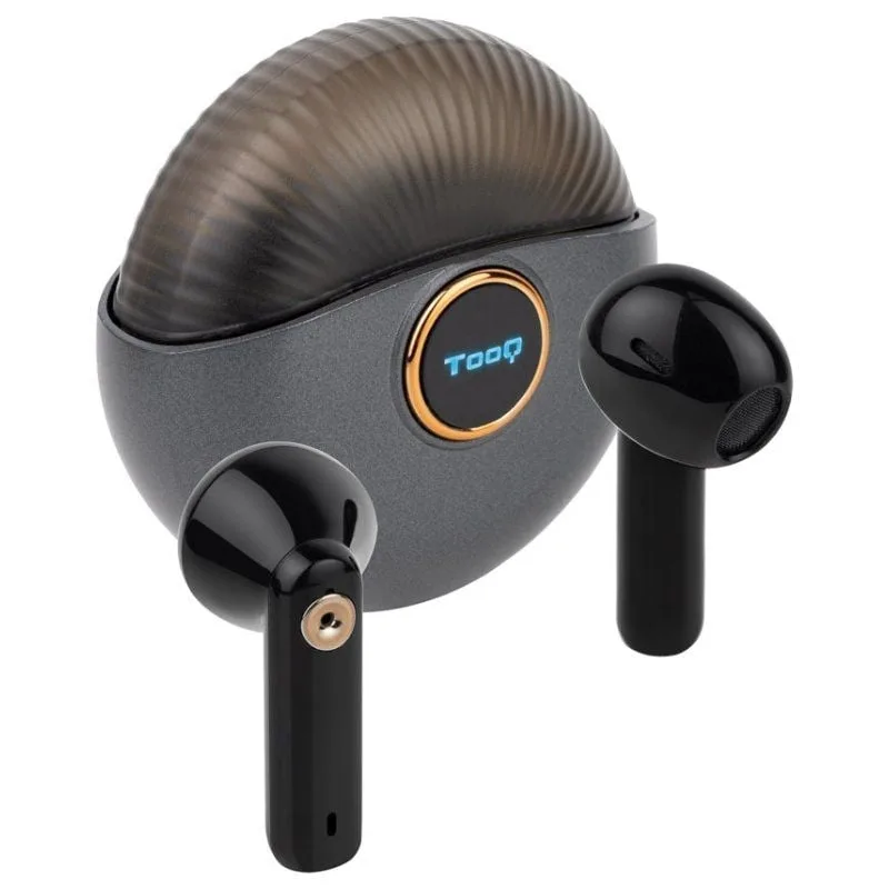 Auriculares Bluetooth TooQ Snail TQBWH-0060G con estuche de carga